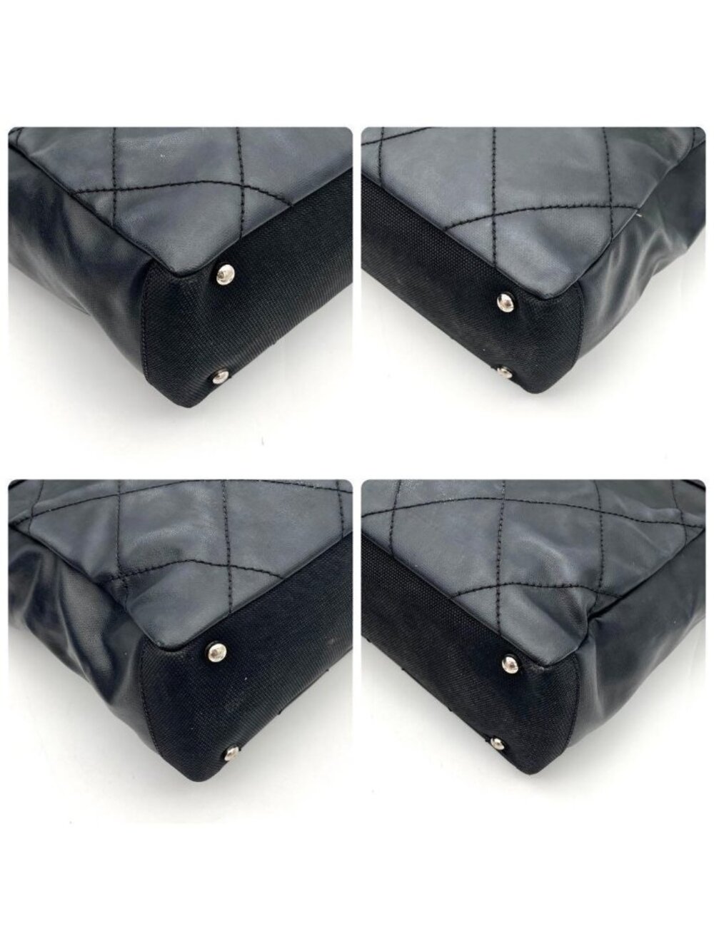 ★SOLD★ Chanel Paris Biarritz PM Tote Black - Picture 7 of 10